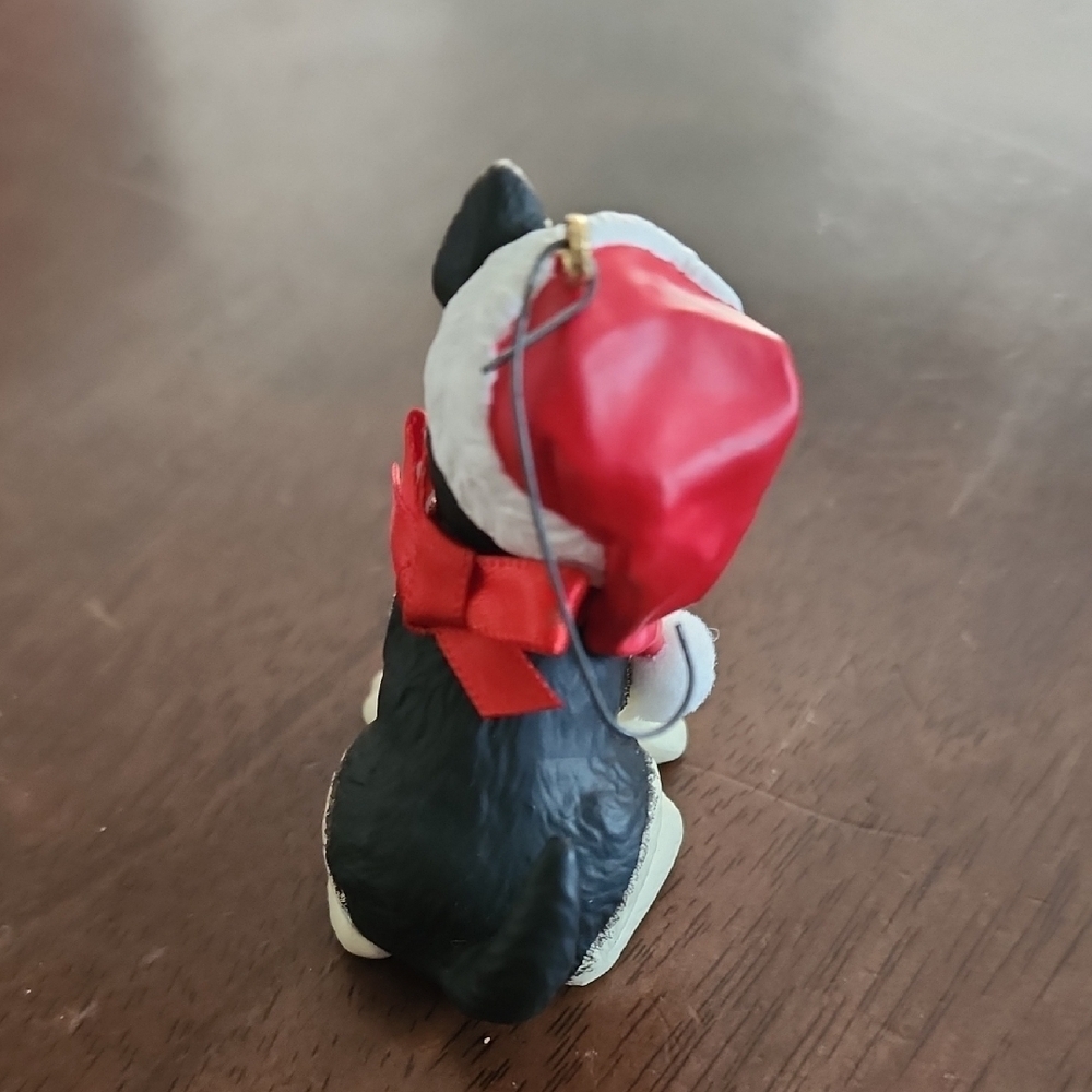 Vintage 1999 Hallmark Puppy Love Ornament with Red and White Accents - Picture 7 of 8